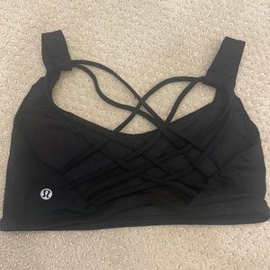 Black lululemon bra